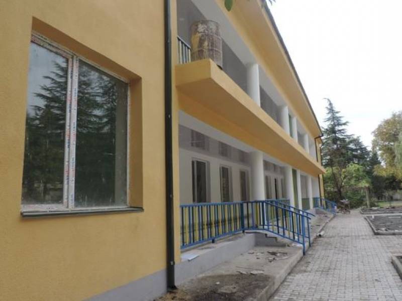 ქალაქ ცაგერში დასრულების პროცესშია N 2 ბაგა-ბაღის სარეაბილიტაციო სამუშაოები